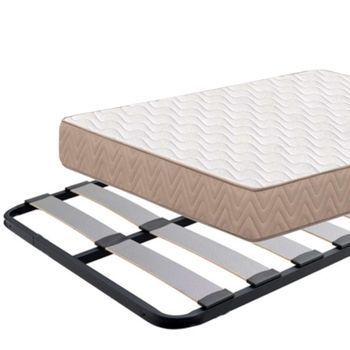 Pack Somier Y Colchón Platino Low Cost Para Camas De 160x200 Cm
