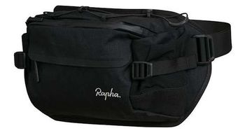 Rapha sacoche trail hip pack unisexe noir gris