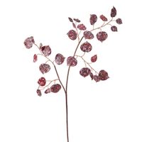 follaje artificial rojo burdeos h94