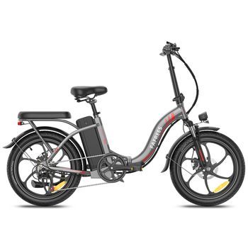 Bicicleta Eléctrica Urbana Plegable Fafrees F20+, 36 V, 20 Ah, 250 W, Gris