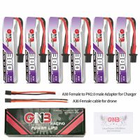 bateria gaoneng lihv de 38v 300mah 60c 1s de 6 piezas con conector a30 y cable adaptador para betafpv meteor65 pro elrs