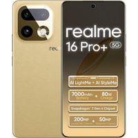 telefono - realme 16 pro plus version ue smartphone 5g con pantalla amoled 144hz camara 200mp ois bateria 7000mah y carga rapida 80w ip666869 esim nfc snapdragon 7 gen 4