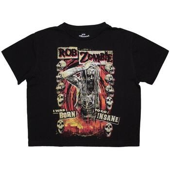 Rob Zombie Camiseta Born To Go Insane para mujer