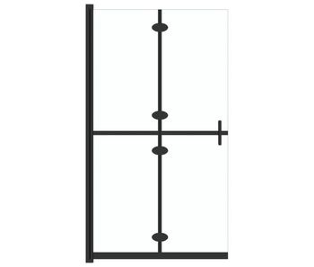 Vidaxl mampara de ducha plegable vidrio esg transparente 120x190 cm
