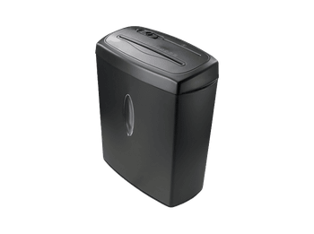 Destructora de papel - Hama SAFE X10 CD Nivel P4 T4 E3, Destruye hasta 10 Hojas, CD/DVD/Blu-ray y tarjetas plástico, 72 dB, Negro