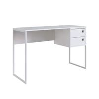 escritorio juvenil 2 cajones blanco