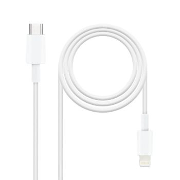 Cable Lightning Nanocable 10.10.0600 50cm USB-C Blanco RoHS Compatible Apple