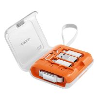 conjunto de cable de carga rapida extraible toocki tx130c2 pd100w con soporte oculto para telefono y multientradas para