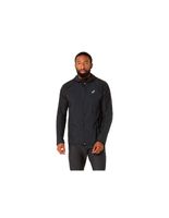 chaqueta de running asics road packable hombre negro