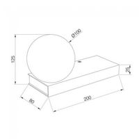 aplique de pared balance