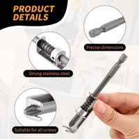 abrazadera de fijacion antideslizante rafford soporte de tornillo con muelle para punta phillips y broca compatible con taladros electricos ideal para reparaciones diy domesticas taller automocion