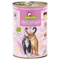 granatapet delicatessen 6 x 400 g - salmon y marisco