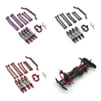 set de amortiguador y varilla de direccion de metal mejorados para el coche rc jjrc c8801 austar ax-8560 trx4m 118 acce