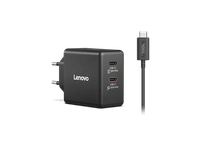 cargador para portatil - lenovo dual usb-c 65w gan universal portatil smartphone tablet