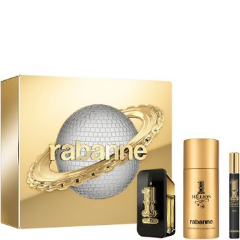 Rabanne 1 Million Black Eau de Parfum 50ml + 10ml + Deodorant 150ml