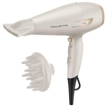 Secador de Pelo Rowenta CV7243, 2200 W, 3 Temperaturas, 2 Velocidades, con Difusor
