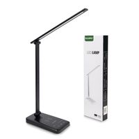 lampara de escritorio con cargador inalambrico y 42 leds iluminacion eficiente para tu oficina o estudio