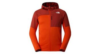 Chaqueta polar the north face stormgap power grid roja para hombre