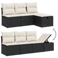 conjunto de ocio al aire libre con cojines conjunto de 8 piezas