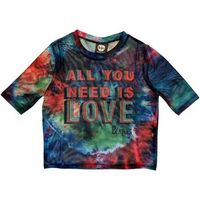 the beatles camiseta manga larga all you need is love para mujer