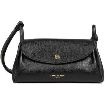 LANCASTER Bolso de mano Bolso Trotteur con solapa magnética M Accordéon Double Negro para mujer