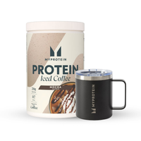 pack cafe helado proteico - 20raciones - black coffee cup  - iced mocha
