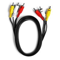cable de video compuesto ekon 15 m rca macho a macho negro