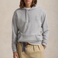 polo ralph lauren big pony logo cotton-jersey hoodie - s