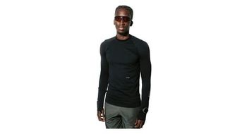 Maillot de manga larga circle endurance negro
