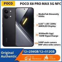 poco x8 pro max 5g nfc smartphone 683 procesador dimensity 9500s bateria de 8500 mah camara de 50mp con sensor light fusion 600 y ois