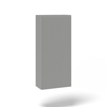 Armario de baño de pared en mdf gris mate