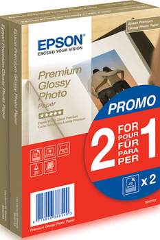 PAPEL EPSON GLOSSY 10X15 255 GR. 40H X 2
