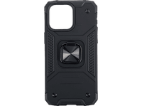 funda movil - isy isc 6102 apple iphone 15 pro max resistente a golpes soporte plegable integrado negro