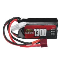 bateria lipo zop power 2s 74v 1300mah 30c 962wh con conector en t para el coche rc hbx 16889 jjrc q130