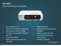 epson proyector eb-fh08 modelo sustituto del eb-fh06 que estr descatalogado