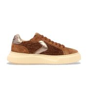 voile blanche para mujer 2017542 zapatillas de piel lipari marron 41 1 a 3cm cordones casual