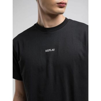 Replay Tops y Camisetas M3048.2660-098 BLACK para hombre