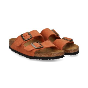 Birkenstock Sandalias Planas Mujer - Naranja Talla 36n