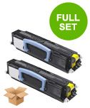 compatible twin pack dell 593-10240 black toner cartridges 2 pack