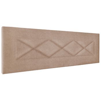 Cabecero Tapizado Ares| Cabezal Acolchado | Tapizado En Teijdo Alta Gama Acuaqulin Antimanchas | Color Beige | Medida: 155x55x3cm (cama 150/160 Cm)