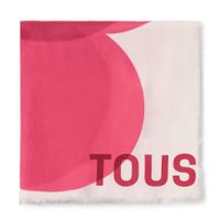 tous foulard fucsia blurry flower 2002135525-fucsia