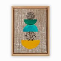 pintura decorativa lienzo lnj1990627790-3646 multicolor 36x46 cm