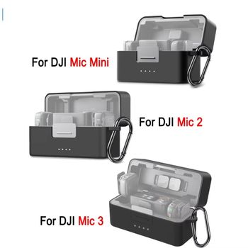 Funda Protectora de Silicona para Micrófono Inalámbrico DJI Mic 3 / Mic 2 / Mic Mini, Suave al Tacto, a Prueba de Arañazos y Polvo