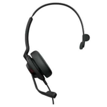 Auriculares Jabra Evolve2 30 SE con cable USB A/C para oficina y call center monoaural negros