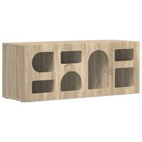 mueble de tv  mueble de salon  gabinete de tv roble sonoma 100 x 35 x 40 cm madera de ingenieria