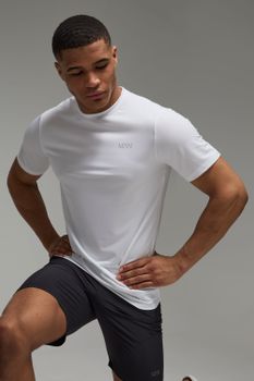 Camiseta Man Active Regular Resistente, Blanco