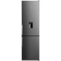 kenwood knfd2mt18 7030 fridge freezer - black steel black
