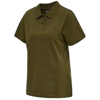hummel Polo Polo stretch vert olive femme para mujer