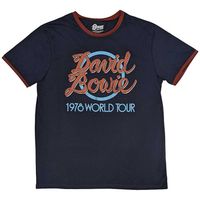 david bowie tops y camisetas 1978 world tour para mujer