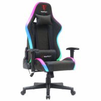 tempest glare rgb silla gaming negra tela transpirable